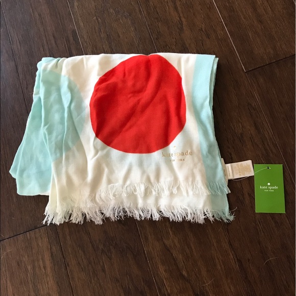 NWT Kate Spade 6 month dot scarf - Picture 2 of 4